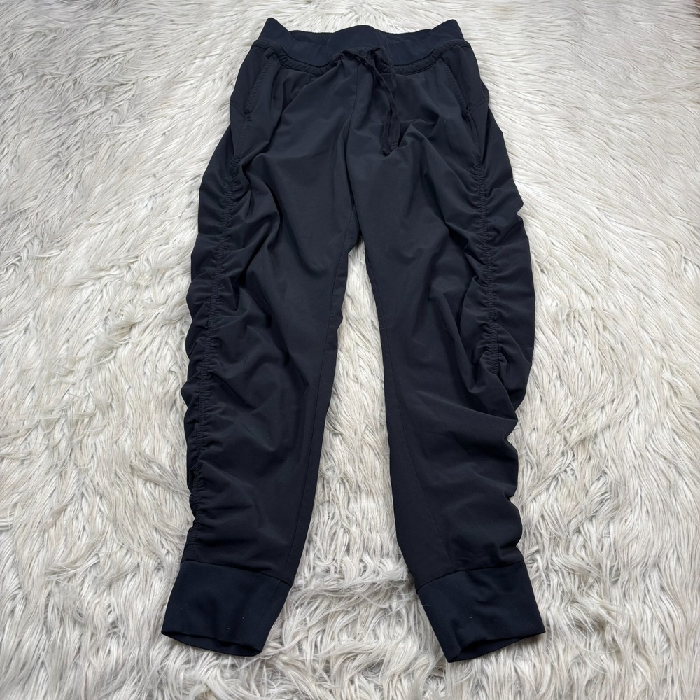 Athleta Women's 2 Black Attitude Pant Jogger Light Weight